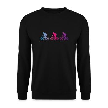 Vélos Fitness Sport - Sweat-shirt Unisexe - noir - Devant - Alina (178cm) & Michal (187cm)
