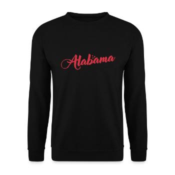 Alabama États-Unis Amérique État - Sweat-shirt Unisexe - noir - Devant - Alina (178cm) & Michal (187cm)