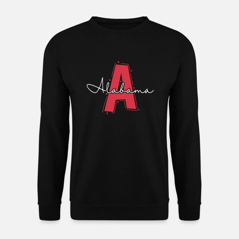 Alabama State États-Unis Amérique - Sweat-shirt Unisexe - noir