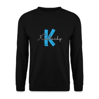 Kentucky K lettre USA Amérique - Sweat-shirt Unisexe - noir - Devant - Alina (178cm) & Michal (187cm)