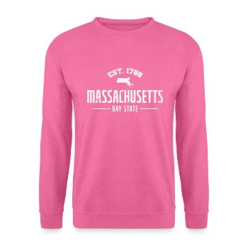 Massachusetts Est. 1788 Bay State USA - Unisex Pullover - Pink - Vorne