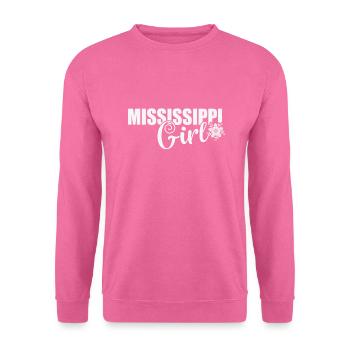 Mississippi Girl USA Amerika - Unisex Pullover - Pink - Vorne