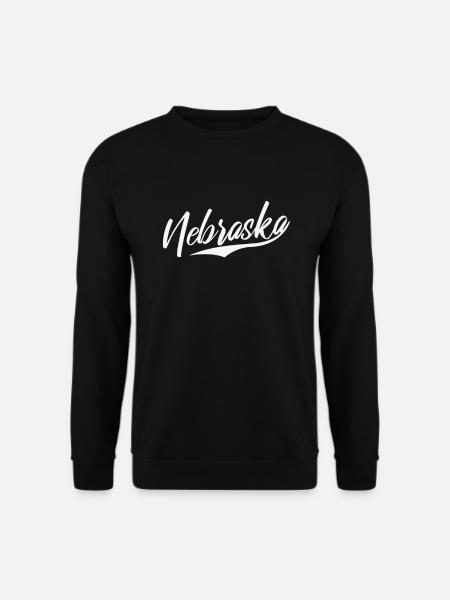 Nebraska USA Amerika Bundesstaat - Unisex Pullover - Schwarz