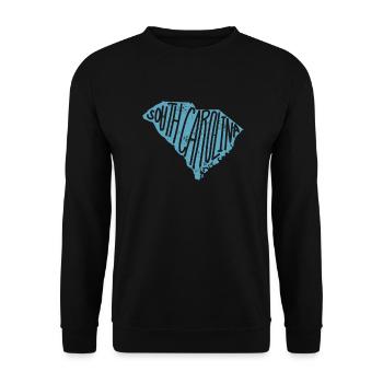 South Carolina Map USA America - Unisex Sweatshirt - black - Front - Alina (178cm) & Michal (187cm)