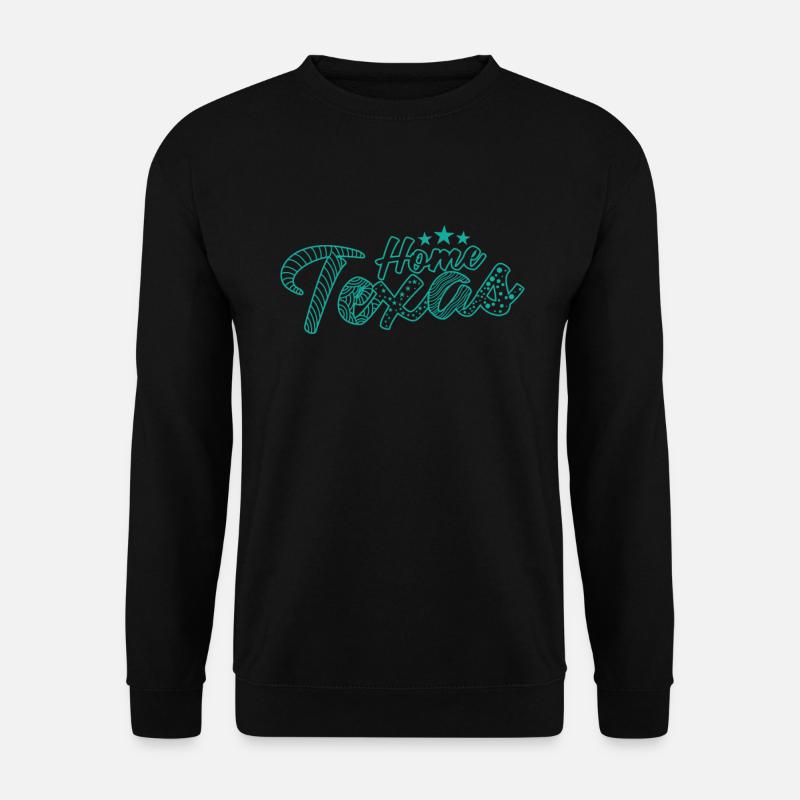 Home Texas USA America State - Unisex Sweatshirt - black