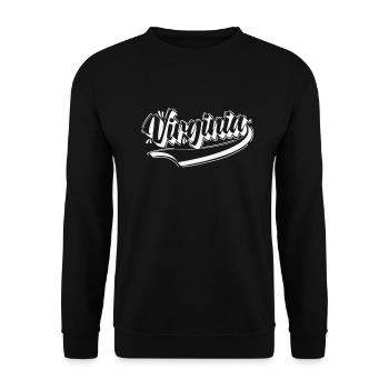 Virginia USA America State - Unisex Sweatshirt - black - Front - Alina (178cm) & Michal (187cm)