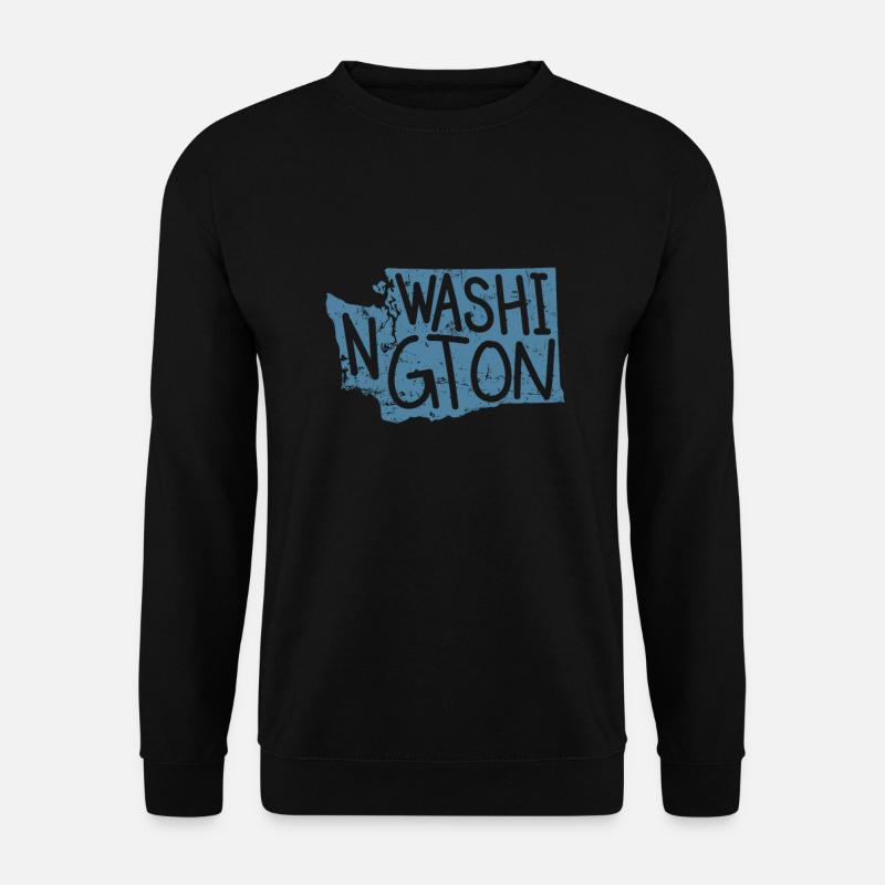 Washington USA America State - Unisex Sweatshirt - black