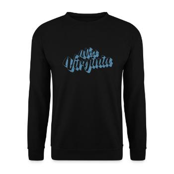 West Virginia USA America State - Unisex Sweatshirt - black - Front - Alina (178cm) & Michal (187cm)