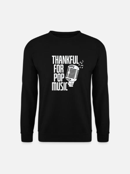 Reconnaissant pour les stars de la chanteuse de musique pop - Sweat-shirt Unisexe - noir