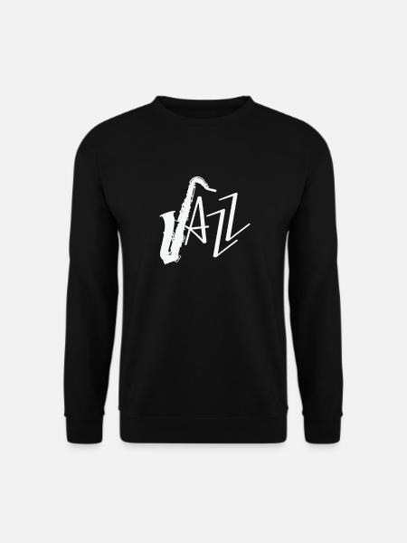 Jazz Saxophone Improvised - Unisex Sweatshirt - black