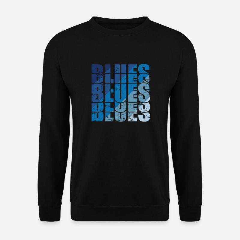 Blues Musik Jazz Trompete Chicago Blues - Unisex Pullover - Schwarz