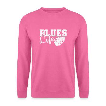 Blues Life Musik Trompete Chicago Blues - Unisex Pullover - Pink - Vorne