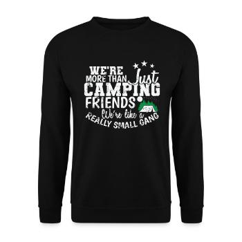 Nous sommes plus que de simples amis de camping - Sweat-shirt Unisexe - noir - Devant - Alina (178cm) & Michal (187cm)