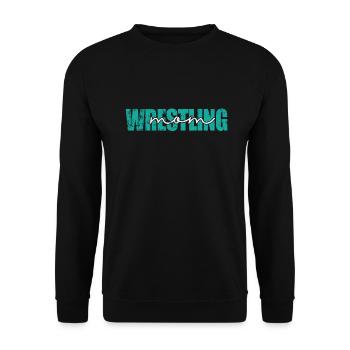 Wrestling Mom Ring Fight Show Stunt - Unisex Sweatshirt - black - Front - Alina (178cm) & Michal (187cm)