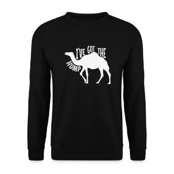 J’ai le dromadaire à bosse - Sweat-shirt Unisexe - noir - Devant - Alina (178cm) & Michal (187cm)