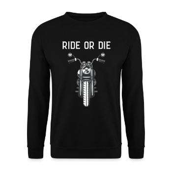 Rouler ou mourir - Sweat-shirt Unisexe - noir - Devant - Alina (178cm) & Michal (187cm)