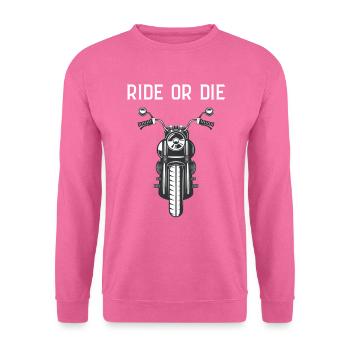 Rouler ou mourir - Sweat-shirt Unisexe - rose - Devant