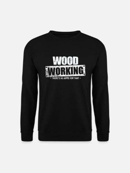 Wood Working Forstarbeiter - Unisex Pullover - Schwarz