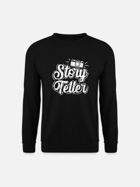 Storyteller Photographer Camera - Unisex Sweatshirt - black