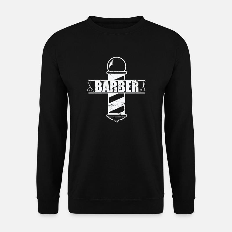 Barber Beruf Haarschnitt Friseur - Unisex Pullover - Schwarz