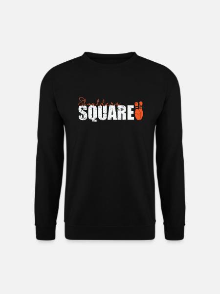 Shoulders Square Bowling - Unisex Sweatshirt - black