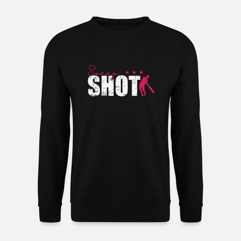 Sweep Shot Cricket - Unisex Sweatshirt - black