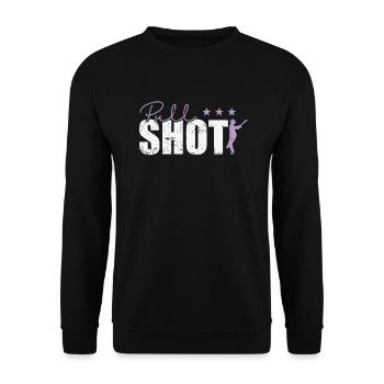 Tirez le cricket - Sweat-shirt Unisexe - noir - Devant - Alina (178cm) & Michal (187cm)