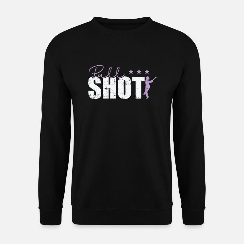 Pull Shot Cricket - Unisex Pullover - Schwarz