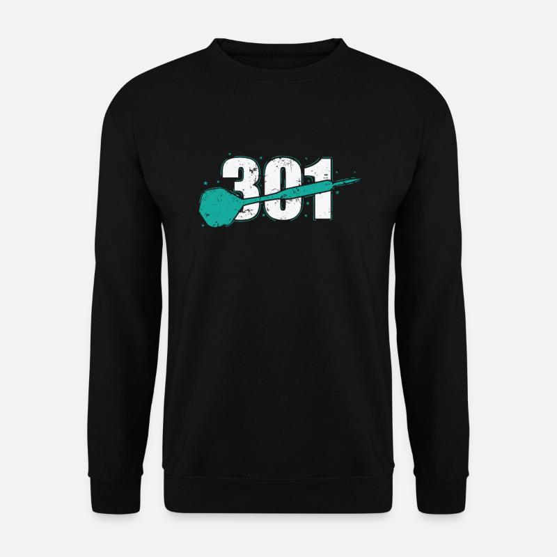 301 Darts - Unisex Pullover - Schwarz