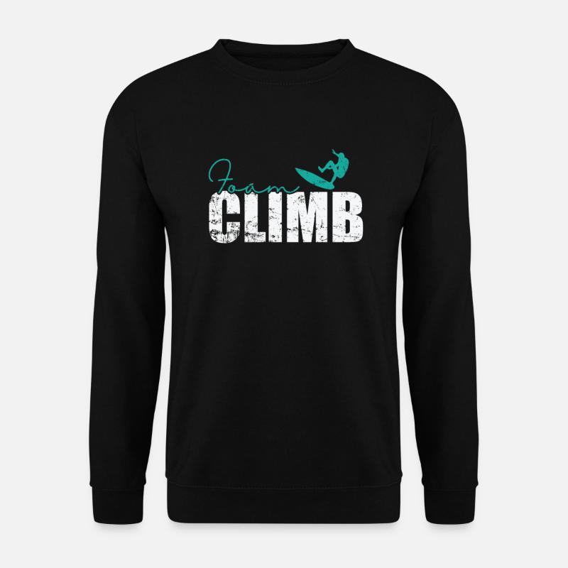 Foam Climb Surfing - Unisex Sweatshirt - black