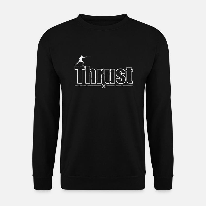 Épée d’escrime de poussée - Sweat-shirt Unisexe - noir