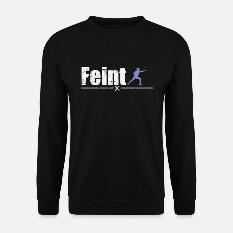 Feint Fechten - Unisex Pullover - Schwarz