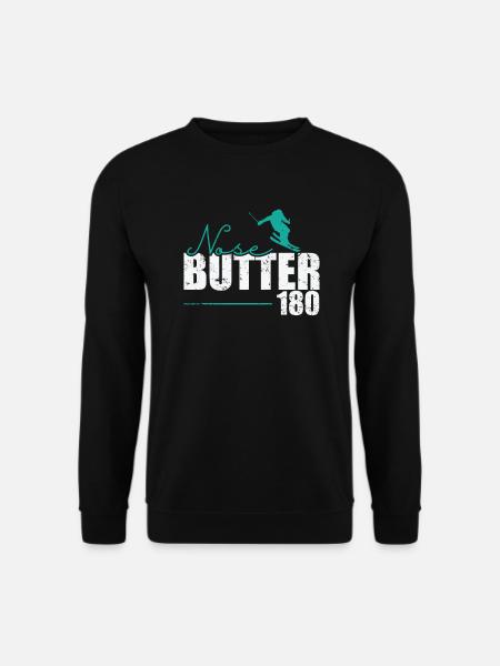 Nose Butter 180 Skiing - Unisex Sweatshirt - black