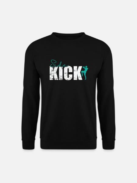 Kickboxing latéral - Sweat-shirt Unisexe - noir