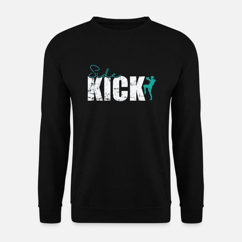 Side Kick Kickboxing - Unisex Sweatshirt - black