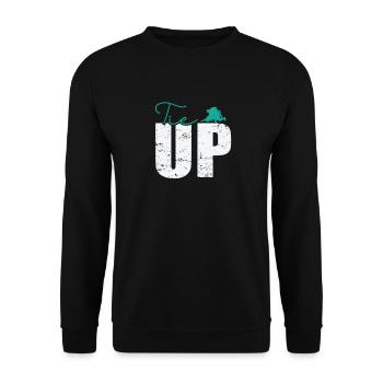 Attacher le judo - Sweat-shirt Unisexe - noir - Devant - Alina (178cm) & Michal (187cm)
