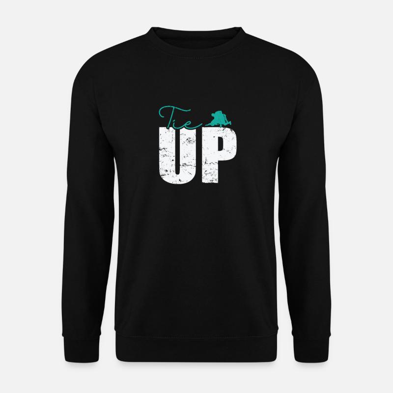 Tie Up Judo - Unisex Pullover - Schwarz