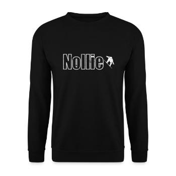 Nollie Snowboard - Unisex Sweatshirt - black - Front - Alina (178cm) & Michal (187cm)