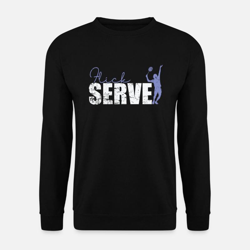 Flickserve Badminton - Unisex Sweatshirt - black