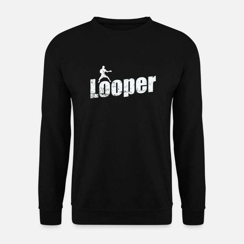Looper Frisbee - Unisex Pullover - Schwarz