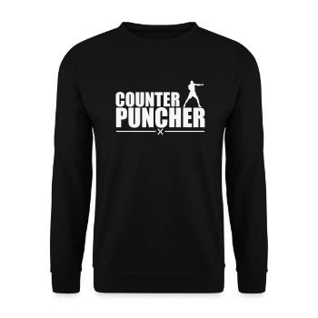 Counter Puncher Boxen - Unisex Pullover - Schwarz - Vorne - Alina (178cm) & Michal (187cm)