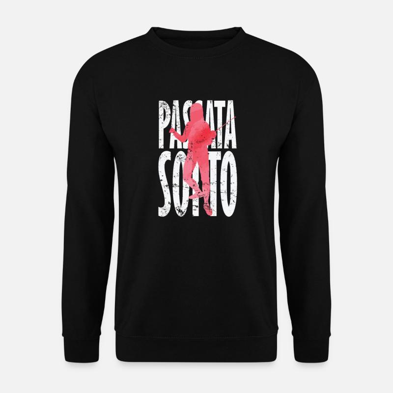 Passata Sotto Fechten - Unisex Pullover - Schwarz