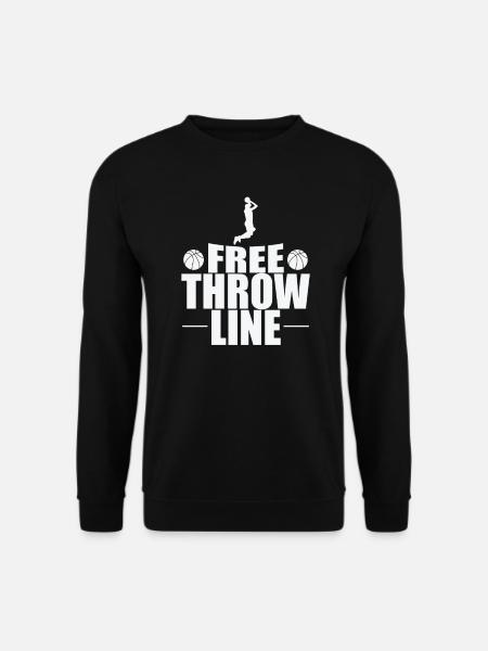 Free Throw Line Basketball - Unisex Sweatshirt - black