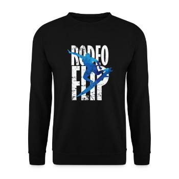 Rodeo Flip Surfing - Unisex Sweatshirt - black - Front - Alina (178cm) & Michal (187cm)