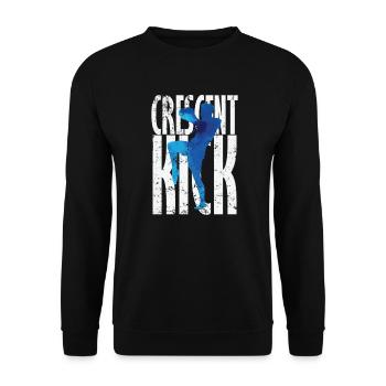 Crescent Kick Kickboxing - Sweat-shirt Unisexe - noir - Devant - Alina (178cm) & Michal (187cm)
