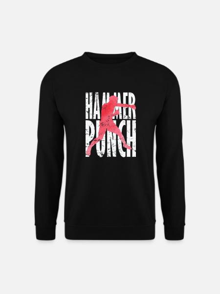 Hammer Punch Boxing MMA - Unisex Sweatshirt - black