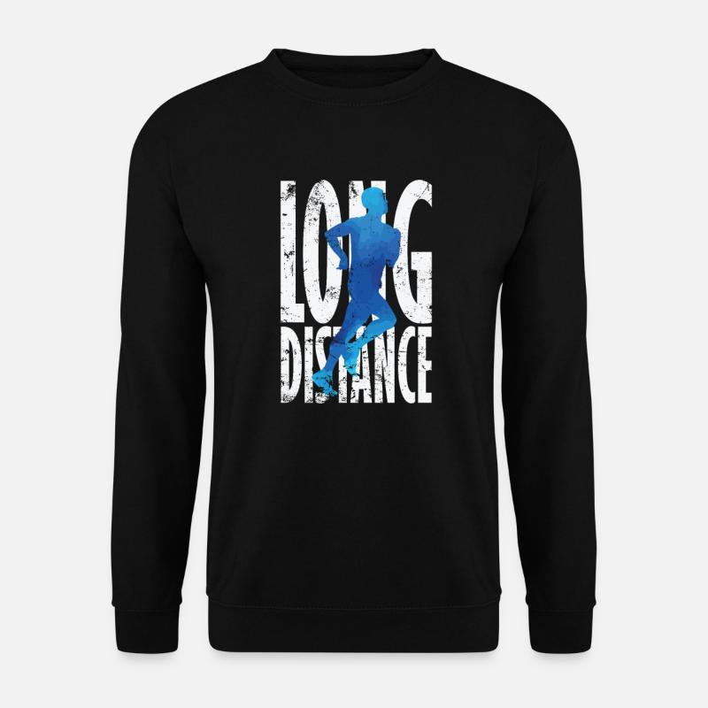 Long Distance Running - Unisex Sweatshirt - black