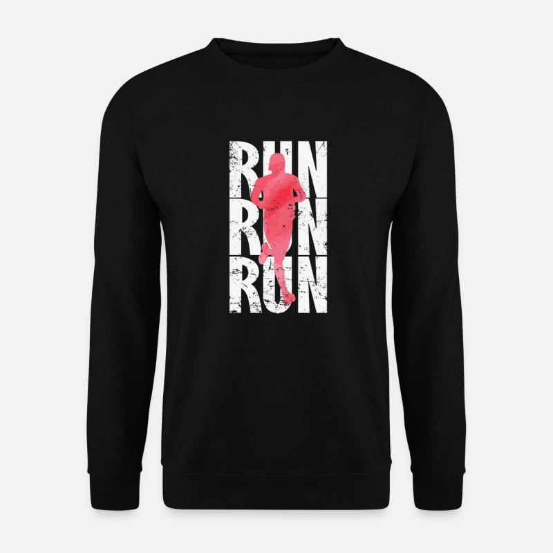 Run, run, run, jog - Unisex Sweatshirt - black