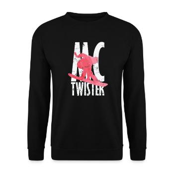 Planche à neige McTwister - Sweat-shirt Unisexe - noir - Devant - Alina (178cm) & Michal (187cm)