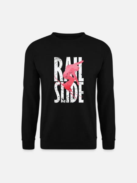 Rail Slide Skiing - Unisex Sweatshirt - black